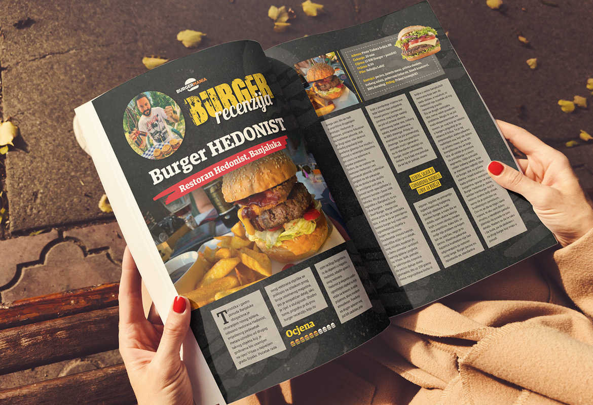 BurgerMania Magazin Hedonist